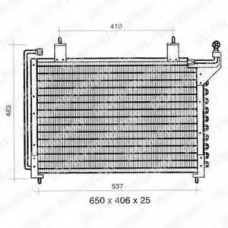 TSP0225295 DELPHI Конденсатор, кондиционер