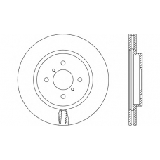 BDA2661.20 OPEN PARTS Тормозной диск