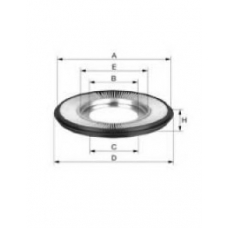 XA347 UNIFLUX FILTERS Воздушный фильтр