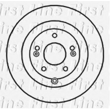 FBD1756 FIRST LINE Тормозной диск