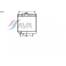 SZ2006 AVA Радиатор, охлаждение двигателя