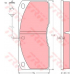GDB453 TRW Комплект тормозных колодок, дисковый тормоз