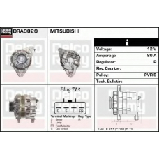 DRA0820 DELCO REMY Генератор