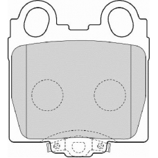 FD7054A NECTO Комплект тормозных колодок, дисковый тормоз