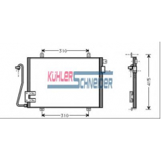 0921701 KUHLER SCHNEIDER Конденсатор, кондиционер