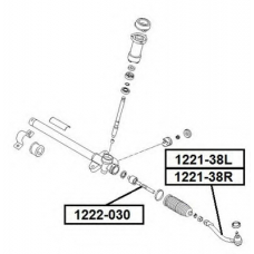 1221-38L ASVA Наконечник поперечной рулевой тяги