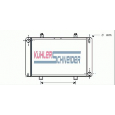 3601201 KUHLER SCHNEIDER Радиатор, охлаждение двигател