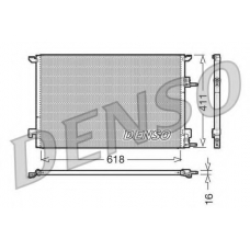 DCN25001 DENSO Конденсатор, кондиционер