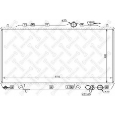10-26525-SX STELLOX Радиатор, охлаждение двигателя