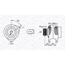 063533200010 MAGNETI MARELLI Генератор