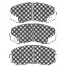 20078 BSF Комплект тормозных колодок, дисковый тормоз