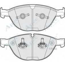 PAD1742 APEC Комплект тормозных колодок, дисковый тормоз