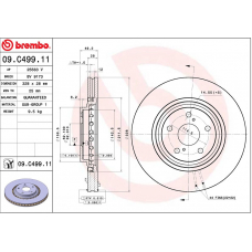 43512-48110 TOYOTA Диск тормозной пер rx.. 08- / disc, fr