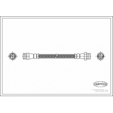 19030369 CORTECO Тормозной шланг