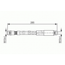 1 987 476 406 BOSCH Тормозной шланг