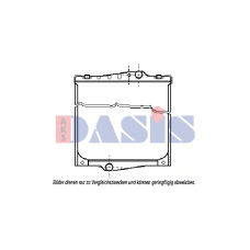 280060N AKS DASIS Радиатор, охлаждение двигателя