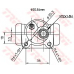 BWF158 TRW Колесный тормозной цилиндр