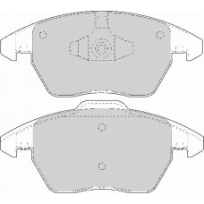 FD7146A NECTO Комплект тормозных колодок, дисковый тормоз