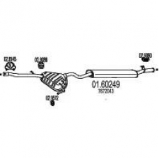 01.60249 MTS Глушитель выхлопных газов конечный
