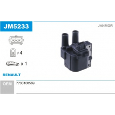 JM5233 JANMOR Катушка зажигания