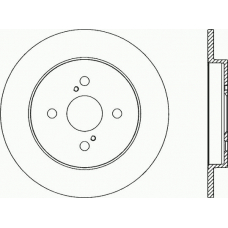 BDR2293.10 OPEN PARTS Тормозной диск