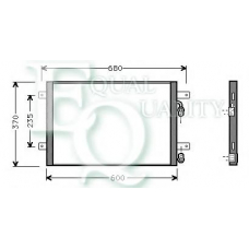 CO0224 EQUAL QUALITY Конденсатор, кондиционер