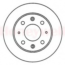 561229B BENDIX Тормозной диск