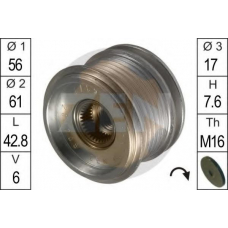 ZN5377 ERA Механизм свободного хода генератора