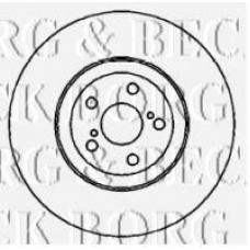 BBD5713S BORG & BECK Тормозной диск