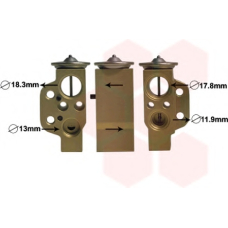 74001076 VAN WEZEL Расширительный клапан, кондиционер