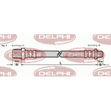 LH1698 DELPHI Тормозной шланг