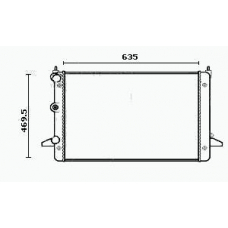 RM0448 EQUAL QUALITY Радиатор, охлаждение двигателя