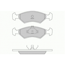 12-0163-1 E.T.F. Комплект тормозных колодок, дисковый тормоз