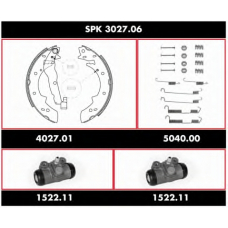 SPK 3027.06 REMSA Комплект тормозов, барабанный тормозной механизм