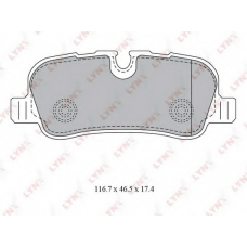 BD5009 LYNX Bd-5009 колодки тормозные задние landrover discovery iii-iv 2.7d-5.0 04] / range rover iii 3.0d-5.0