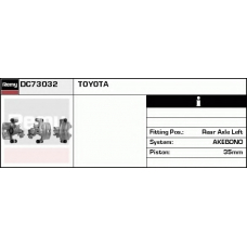 DC73032 DELCO REMY Тормозной суппорт