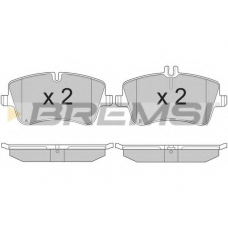 BP2896 BREMSI Комплект тормозных колодок, дисковый тормоз
