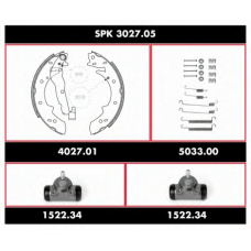 SPK 3027.05 ROADHOUSE Комплект тормозов, барабанный тормозной механизм