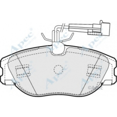 PAD945 APEC Комплект тормозных колодок, дисковый тормоз