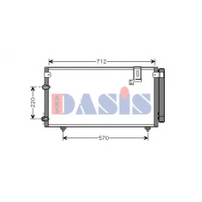 212061N AKS DASIS Конденсатор, кондиционер