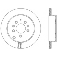 BDR2492.20 OPEN PARTS Тормозной диск