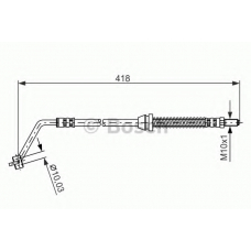 1 987 476 621 BOSCH Тормозной шланг