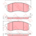 GDB3380 TRW Комплект тормозных колодок, дисковый тормоз