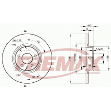 BD-8567 FREMAX Тормозной диск