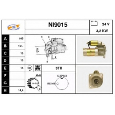 NI9015 SNRA Стартер