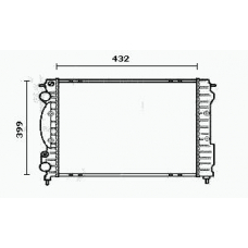 RM0668 EQUAL QUALITY Радиатор, охлаждение двигателя