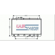 0212701 KUHLER SCHNEIDER Радиатор, охлаждение двигател