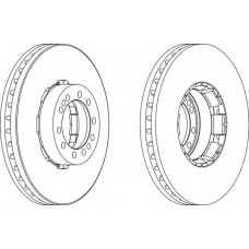 FCR185A FERODO Тормозной диск