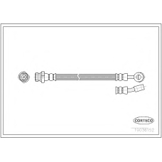 19036152 CORTECO Тормозной шланг