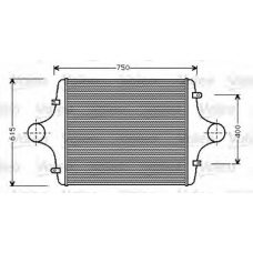 818744 VALEO Интеркулер